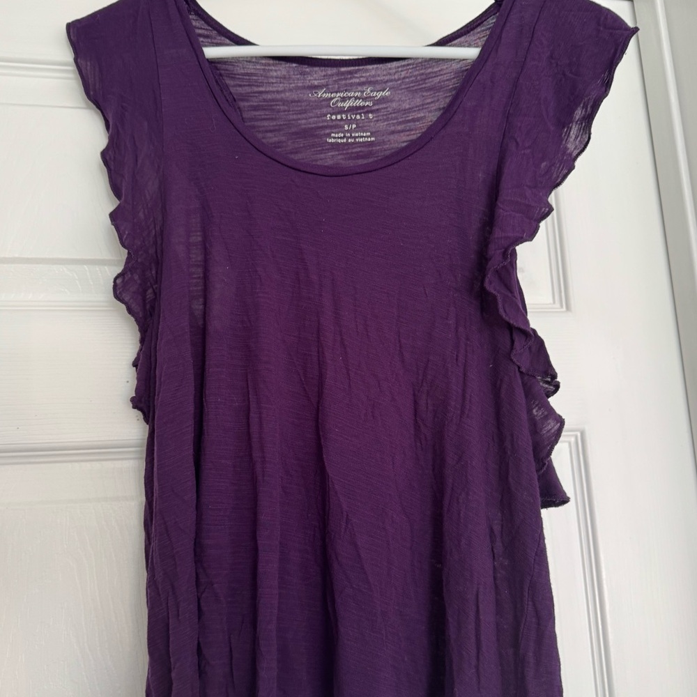 American Eagle Outfitters Deep Purple Tank Top 🦅